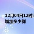 12月04日12时河南许昌最新疫情通报今天及许昌疫情今天增加多少例