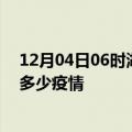 12月04日06时湖南湘潭疫情新增确诊数及湘潭现在总共有多少疫情