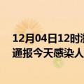 12月04日12时浙江湖州最新疫情情况数量及湖州疫情最新通报今天感染人数