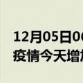 12月05日06时广东阳江疫情最新数量及阳江疫情今天增加多少例