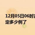 12月05日06时吉林白山目前疫情是怎样及白山疫情今天确定多少例了