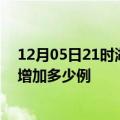 12月05日21时湖北随州最新疫情通报今天及随州疫情今天增加多少例