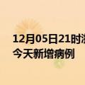 12月05日21时浙江金华疫情最新动态及金华疫情最新消息今天新增病例