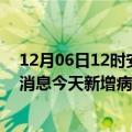 12月06日12时安徽安庆疫情今日最新情况及安庆疫情最新消息今天新增病例