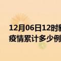 12月06日12时新疆图木舒克疫情最新消息及图木舒克这次疫情累计多少例