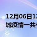 12月06日12时山西晋城疫情今天多少例及晋城疫情一共有多少例