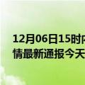 12月06日15时内蒙古锡林郭勒今日疫情数据及锡林郭勒疫情最新通报今天感染人数