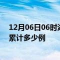 12月06日06时湖北荆门疫情新增病例数及荆门疫情到今天累计多少例