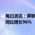 每日资讯：乘联会：预估去年新能源批发销量达649万辆，同比增长96%