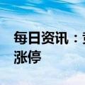 每日资讯：竞价看龙头：4连板通达动力一字涨停