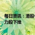 每日资讯：港股午评：恒指涨0.16%，医药股领涨，绿色电力股下挫