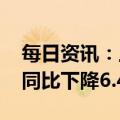 每日资讯：上汽集团2月整车销量30.1万辆，同比下降6.41%