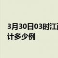 3月30日03时江西鹰潭疫情今日数据及鹰潭最新疫情目前累计多少例