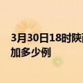 3月30日18时陕西咸阳疫情最新状况今天及咸阳疫情今天增加多少例