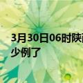 3月30日06时陕西商洛今日疫情通报及商洛疫情患者累计多少例了