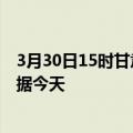 3月30日15时甘肃兰州疫情今天最新及兰州疫情最新实时数据今天