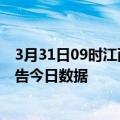 3月31日09时江西九江疫情最新数据消息及九江疫情防控通告今日数据