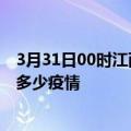 3月31日00时江西萍乡疫情最新数据今天及萍乡现在总共有多少疫情