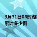 3月31日06时湖南益阳最新疫情情况通报及益阳疫情到今天累计多少例