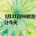 3月31日06时吉林通化疫情情况数据及通化疫情最新数据统计今天