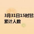 3月31日15时甘肃酒泉目前疫情是怎样及酒泉最新疫情通报累计人数