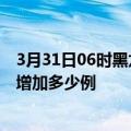 3月31日06时黑龙江鹤岗最新疫情情况数量及鹤岗疫情今天增加多少例