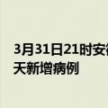 3月31日21时安徽池州疫情最新动态及池州疫情最新消息今天新增病例