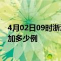 4月02日09时浙江嘉兴疫情最新消息数据及嘉兴疫情今天增加多少例