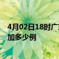 4月02日18时广东惠州最新疫情情况数量及惠州疫情今天增加多少例