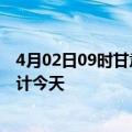 4月02日09时甘肃定西疫情情况数据及定西疫情最新数据统计今天