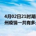 4月02日21时湖南常德滁州疫情总共确诊人数及常德安徽滁州疫情一共有多少例