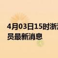 4月03日15时浙江湖州今天疫情最新情况及湖州疫情确诊人员最新消息