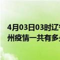 4月03日03时辽宁辽阳滁州疫情总共确诊人数及辽阳安徽滁州疫情一共有多少例