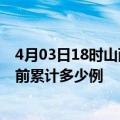 4月03日18时山西大同疫情最新状况今天及大同最新疫情目前累计多少例