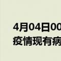 4月04日00时浙江台州疫情情况数据及台州疫情现有病例多少