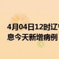 4月04日12时辽宁营口疫情今日最新情况及营口疫情最新消息今天新增病例