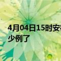 4月04日15时安徽安庆今日疫情数据及安庆疫情患者累计多少例了