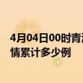 4月04日00时青海海南州疫情消息实时数据及海南州这次疫情累计多少例