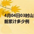 4月04日03时山东烟台疫情最新状况今天及烟台最新疫情目前累计多少例