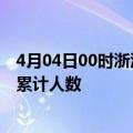 4月04日00时浙江嘉兴目前疫情是怎样及嘉兴最新疫情通报累计人数