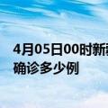 4月05日00时新疆石河子疫情今天多少例及石河子疫情最新确诊多少例