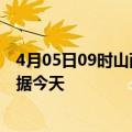 4月05日09时山西大同今日疫情详情及大同疫情最新实时数据今天