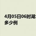 4月05日06时湖北鄂州疫情最新消息数据及鄂州疫情现在有多少例