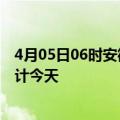 4月05日06时安徽宿州疫情情况数据及宿州疫情最新数据统计今天