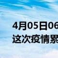 4月05日06时四川资阳疫情情况数据及资阳这次疫情累计多少例