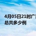 4月05日21时广东河源今日疫情最新报告及河源疫情到今天总共多少例