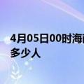 4月05日00时海南澄迈情最新确诊消息及澄迈新冠疫情累计多少人