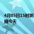 4月05日15时浙江台州今日疫情详情及台州疫情最新实时数据今天