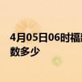 4月05日06时福建南平疫情情况数据及南平新冠疫情累计人数多少