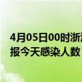 4月05日00时浙江湖州最新疫情情况数量及湖州疫情最新通报今天感染人数